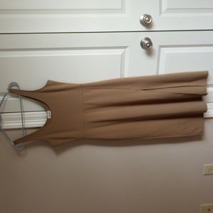 OPEN EDIT M TAN DRESS